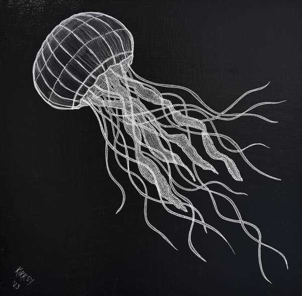 - Acrylic on Canvas, Painting by Nigel Kirkham, measuring 50 x 50 cm (H x W) £395